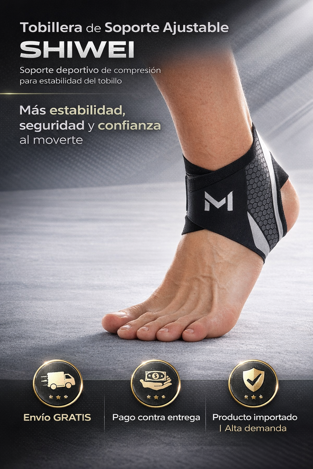 Tobillera de soporte ajustable SHIWEI x2