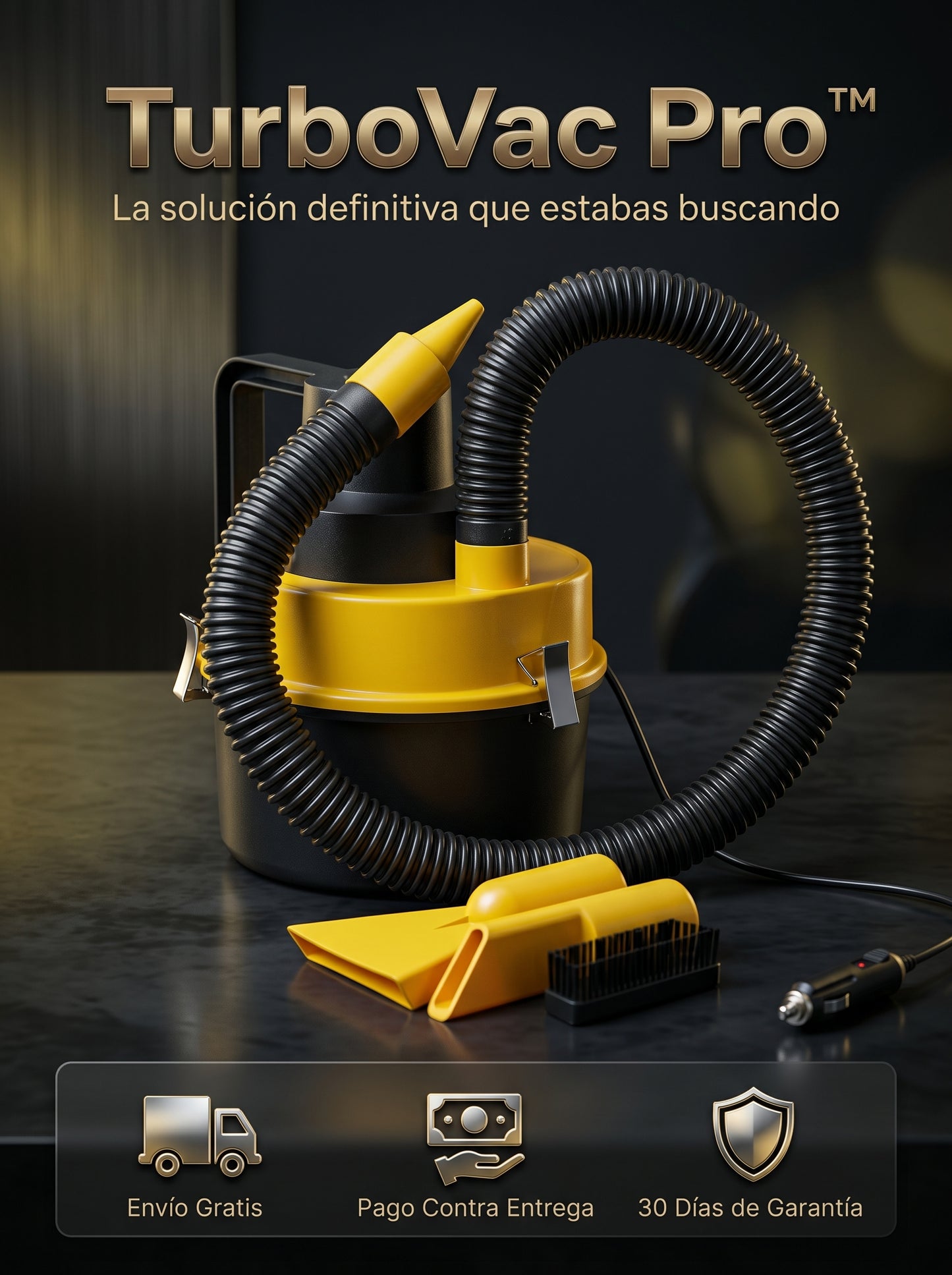 Turbovac pro®️ Limpia aspira y mantén tu auto limpio en segundos