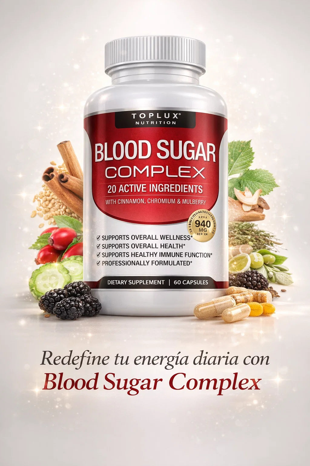 Blood Sugar Complex® – Control Metabólico Diario (60 Cápsulas)
