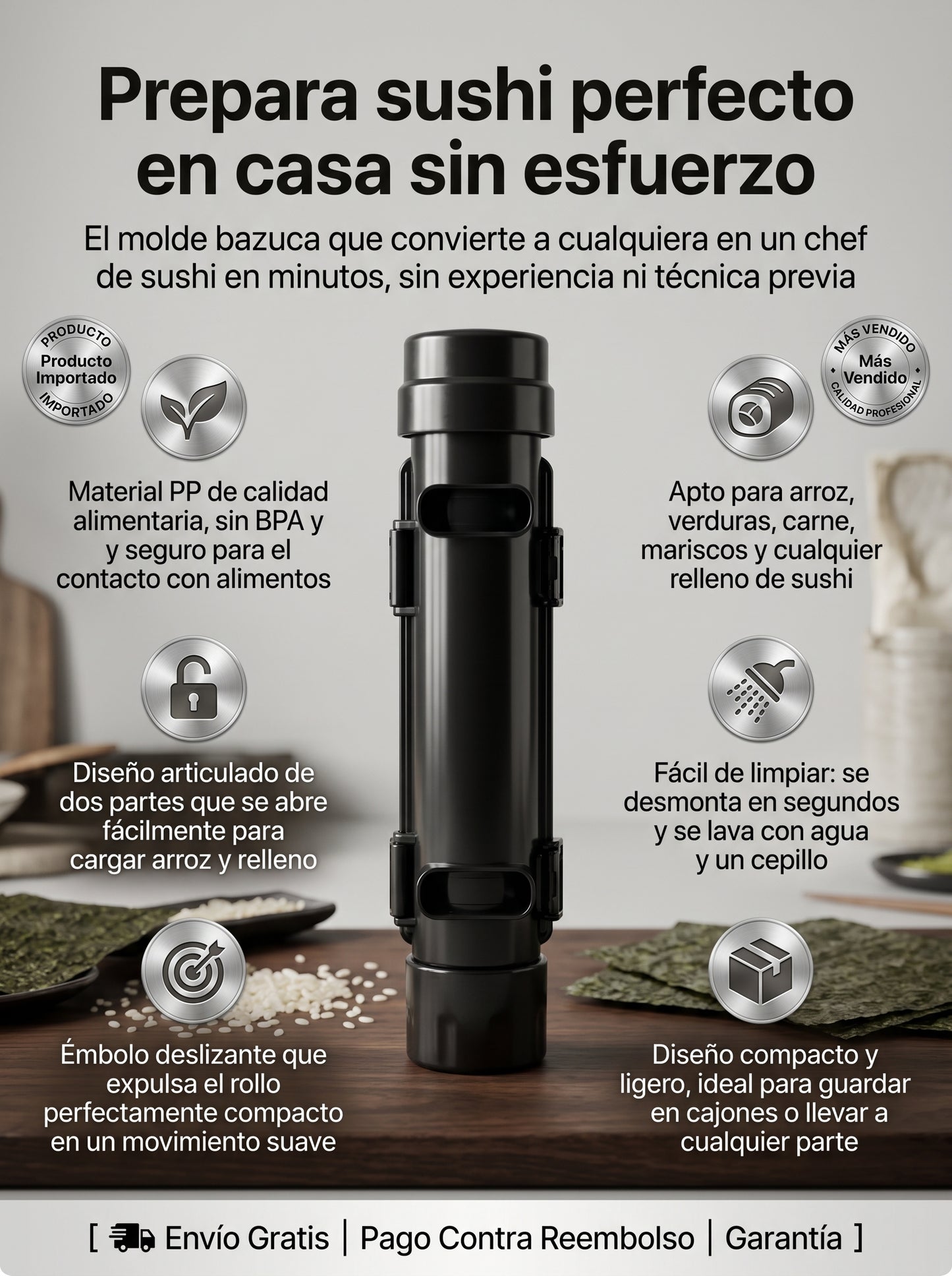 SushiMaster Pro™  🍱 Haz sushi como un chef