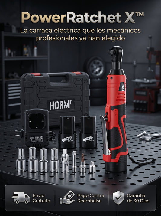 PowerRatchet X™️ trabajas más rápido, cómodo y con mejor control.