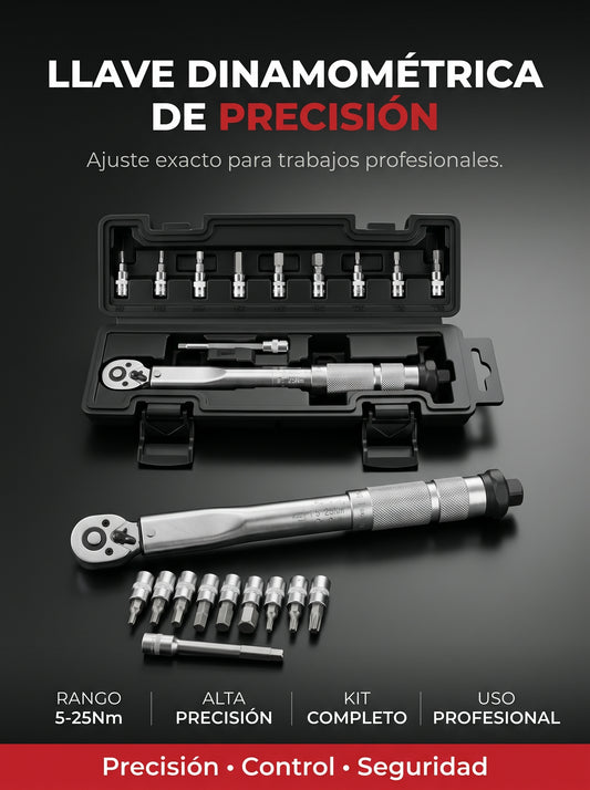 TorqueMax Industrial™ Ajuste perfecto sin complicaciones.