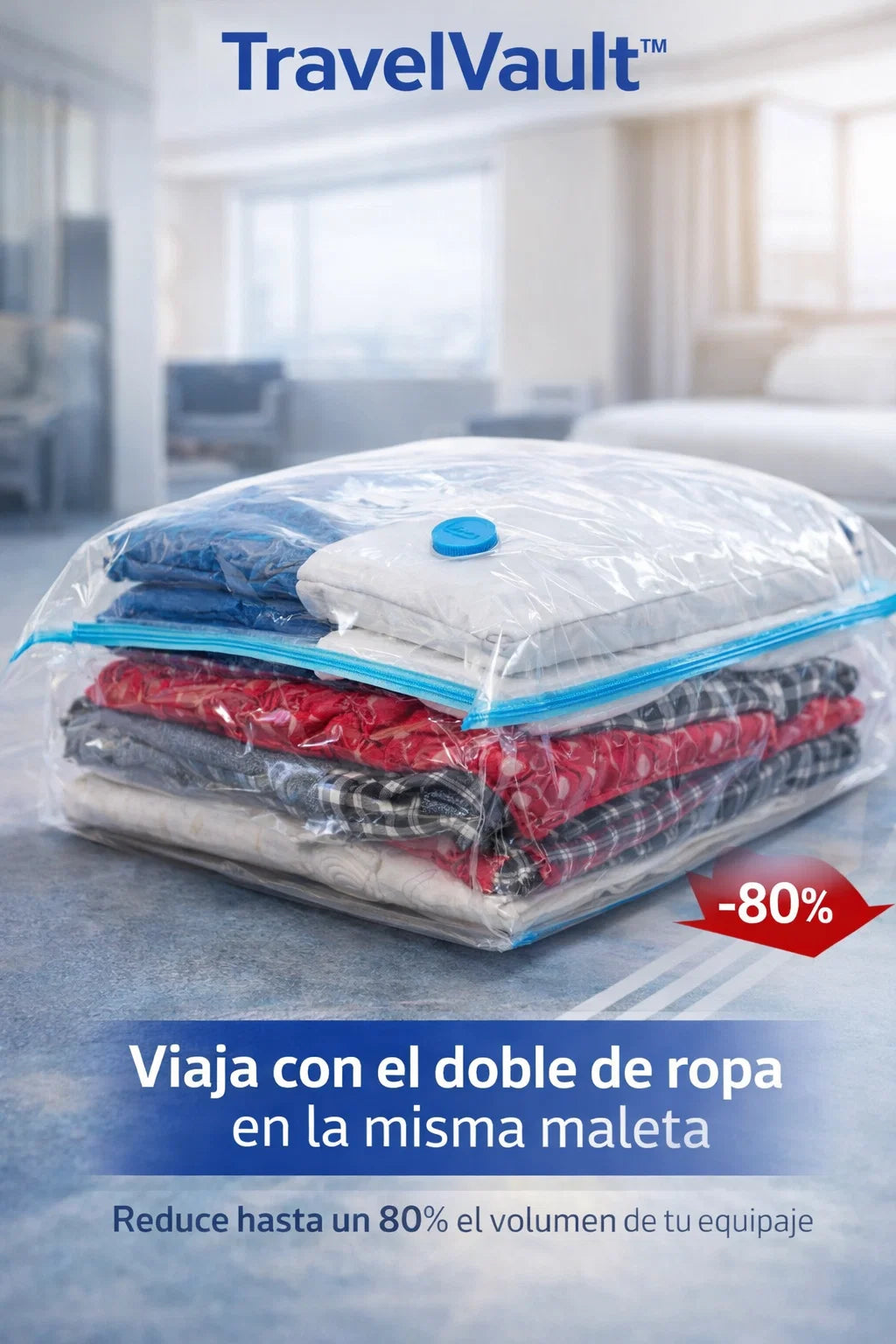 TravelVault®️  Más espacio en tu maleta. Más libertad en tu viaje.✈️